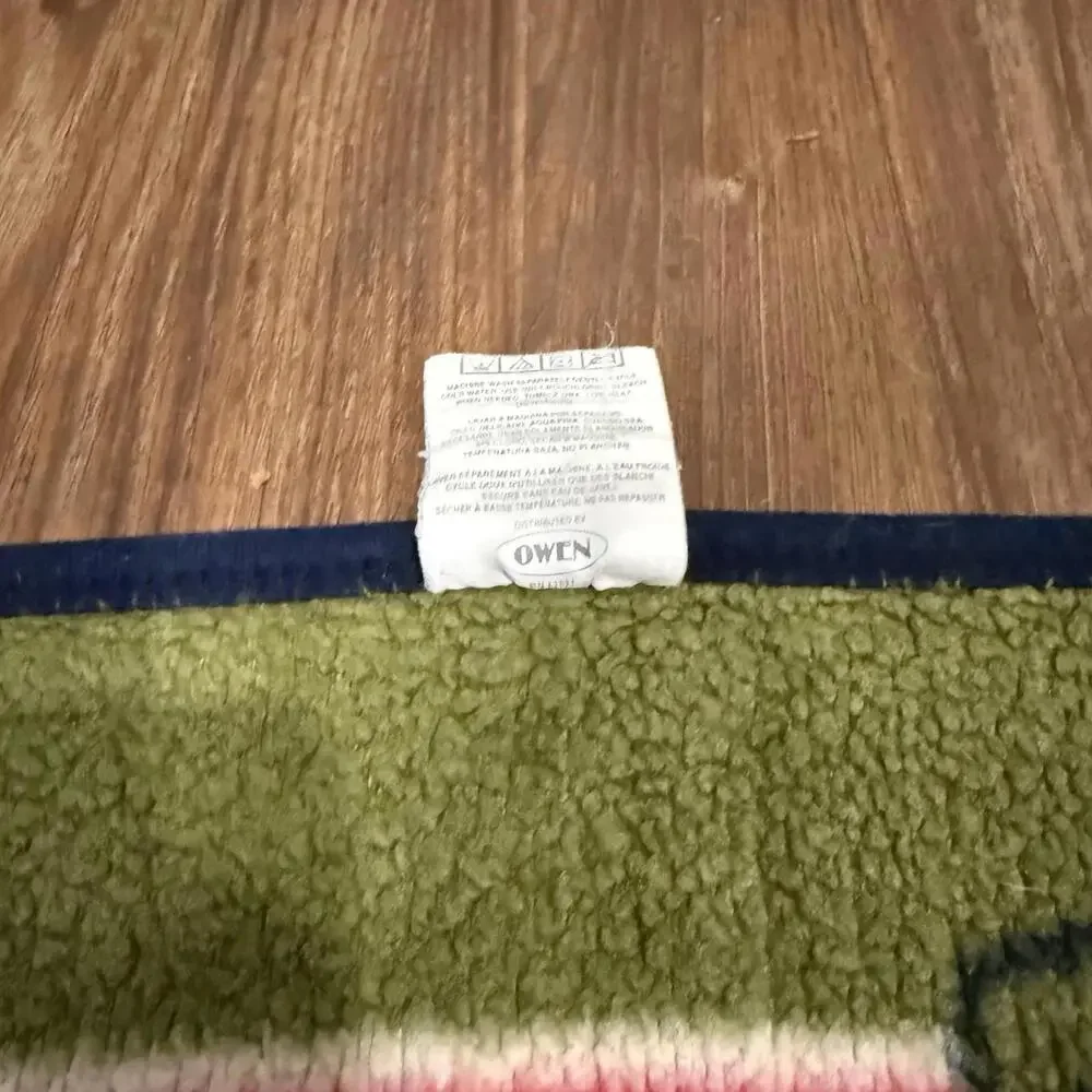 Vintage 90s/00s RARE G.I. JOE Army Military Novelty Promo Blanket Size 58x42‎